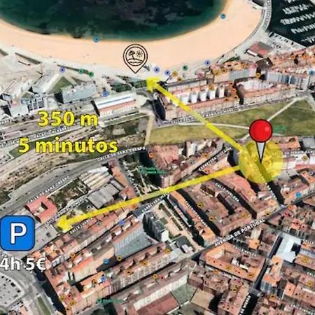 El Trasgu De Laviada A 300M Playa, Puerto, Acuario Apartment กิฮอน ภายนอก รูปภาพ
